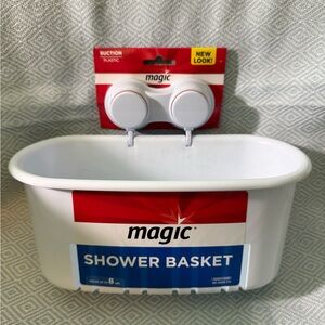 Magic White Shower Basket